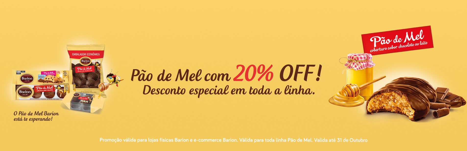 Banner Promoção Pão de Mel